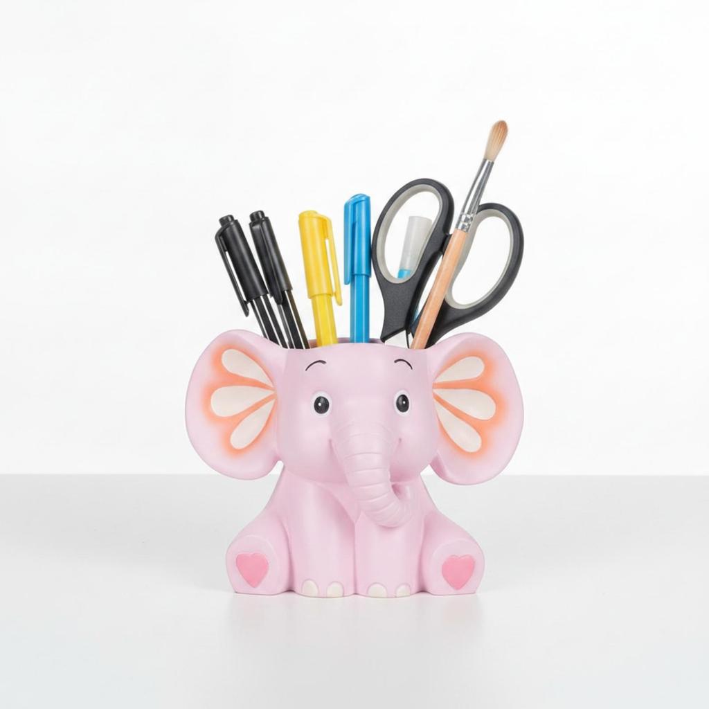 Elephant Pen Holder Decorative Pencil Whimsical for Children