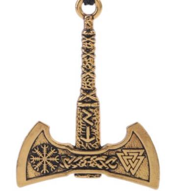 Slavic Axe Pendants Amulet Men Religious Celtics Knot Charms DIY Accessories for Jewelry Necklace Bracelet Making