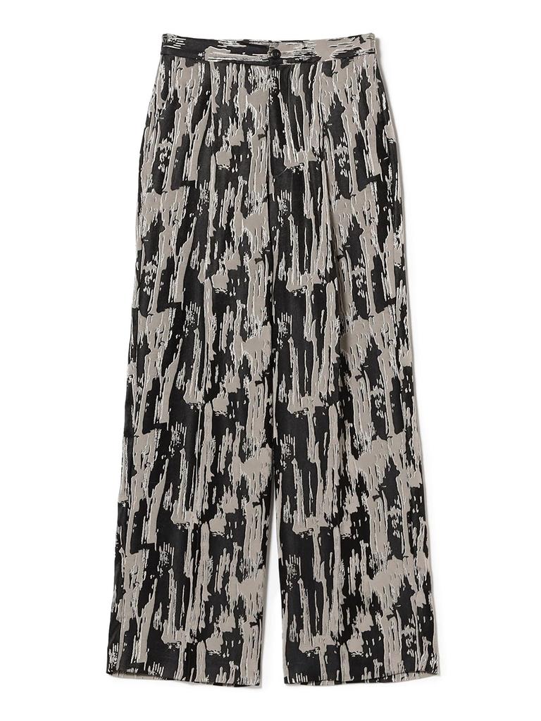 B:MING LIFE STORE by BEAMS Women's Jacquard Pants (Size S-M) Black