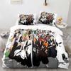 Japan Anime BLEACH Bedding Set Cartoon Comforter Duvet Cover Sets Bed Linen Twin Queen King Single Size Home Decor Boys Kawaii