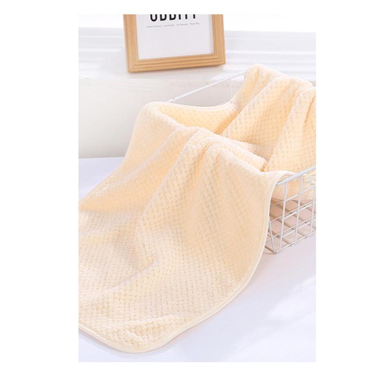 35x75cm Coral Velvet Polyester Brokátový ručník Měkký savý Pohodlný dárek Bytový textil Koupelnové potřeby