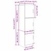 Highboard Concrete Grey 31.5 x 32 x 122.5 cm