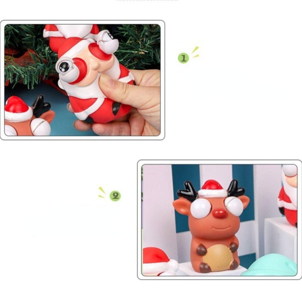 Anti Stress Christmas Santa Claus Creative Gift Fidget Toy Squeeze Toys Sensory Toys Kids Toys