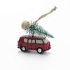 Christmas Tree Christmas Car Model Pendant Resin Car Miniature Desktop Ornament  Xmas Decoration
