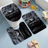 Warface (23) Flannel Toilet 3 Piece Set Soft Bathroom Toilet Seat Cover Non-Slip Bath Rug Home Bathroom Decor