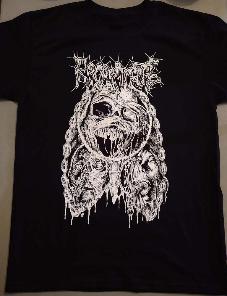 VTG Regurgitate Band Album Heavy Cotton Black T Shirt S-5XL EN748 Unisex T-Shirt M