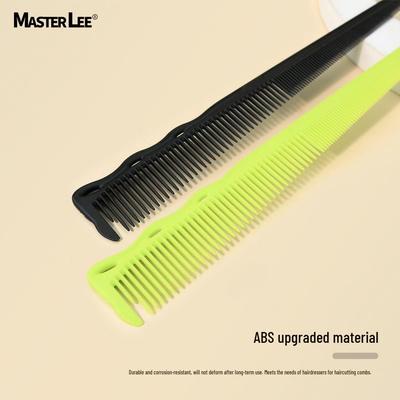 Professional Hairdressing Double-Sided Comb with Dense Teeth - Plastic Haircutting Comb for Salon Use