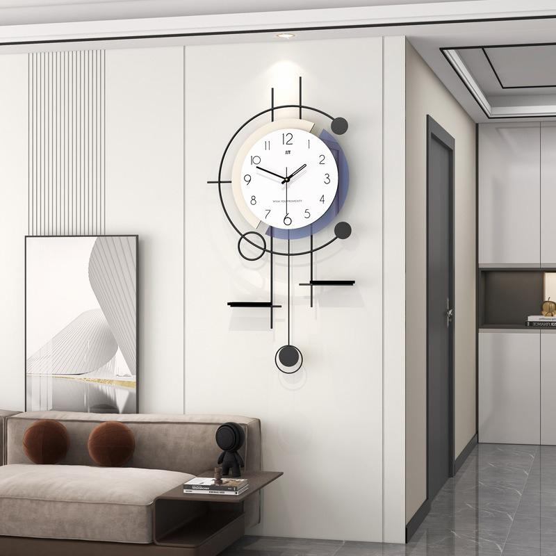 Silent Wall Clock Modern Creative Wall Clocks Dining Room Large Household Hanging Clock Living Room Decoration Accessories