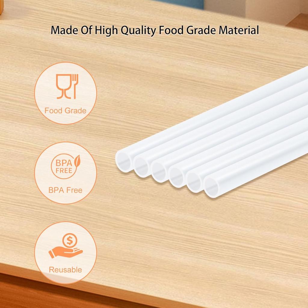 Replacement Straws Compatible With Simple Modern 24oz ulated Tumbler, with 1 Brush (6 Pack for 24oz)