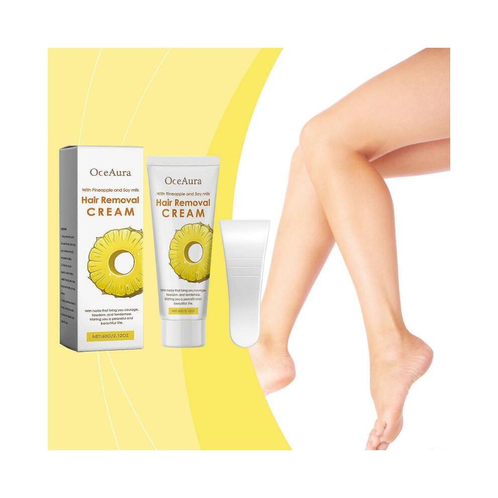 OceAura Soy Hair Removal Cream Gentle Non-irritating All-body Moisturizing and Gentle Skin Cleansing Cream