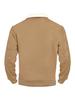 Men's Waffle Knit High Collar Half-Zip Pullover Sweatshirt - Autumn Casual Outdoor Style