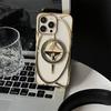 Luxury Plating Hollow Out Star Wireless Charging Magnetic For Magsafe Case For iPhone 16 15 14 Plus 13 12 11 Pro Max Slim Cover