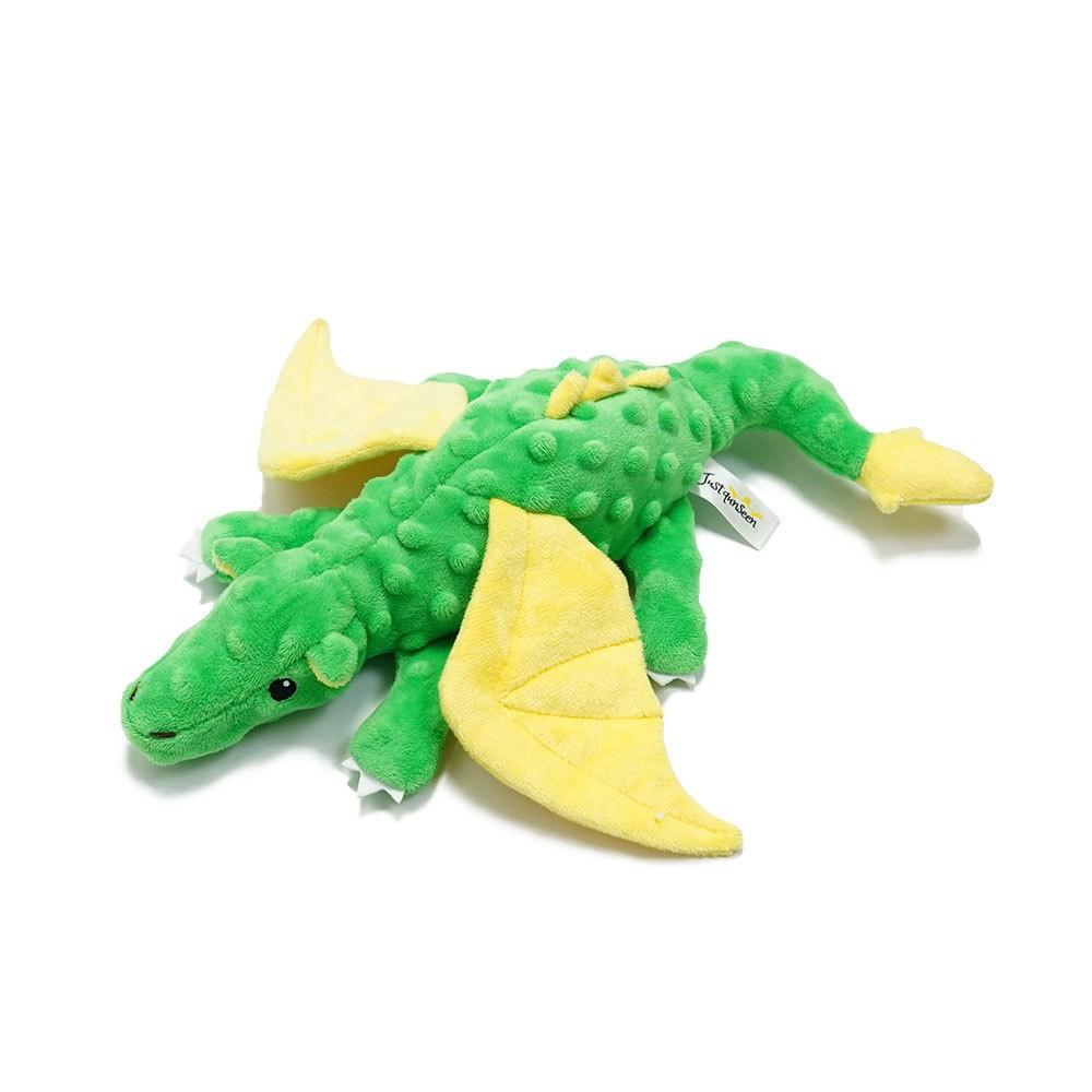 Pet Plush Funny Dinosaur Shape Squeak Toy Training Dog Toys for Large Dogs Pet Products зелёный