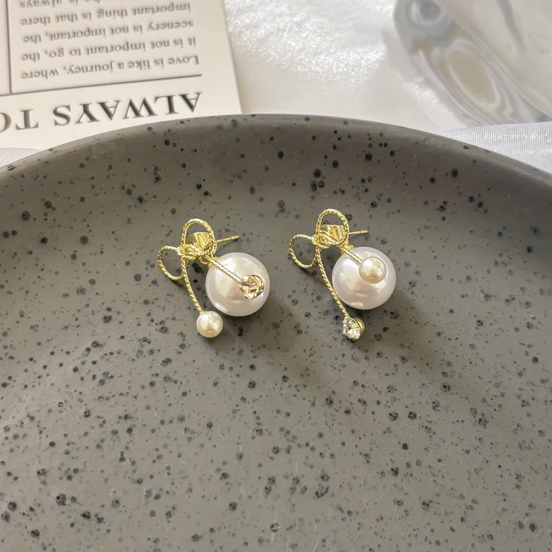 Boucles d'oreilles de luxe rétro français café ambré - Puces élégantes pour femmes avec design de niche