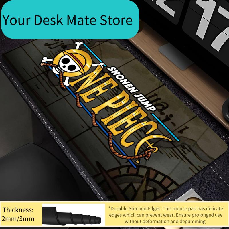 Mouse Pad one piece Edge White speed For e-sports players Office Laptop Computer Keyboard Pad Non Slip Desk Mat Mousepad