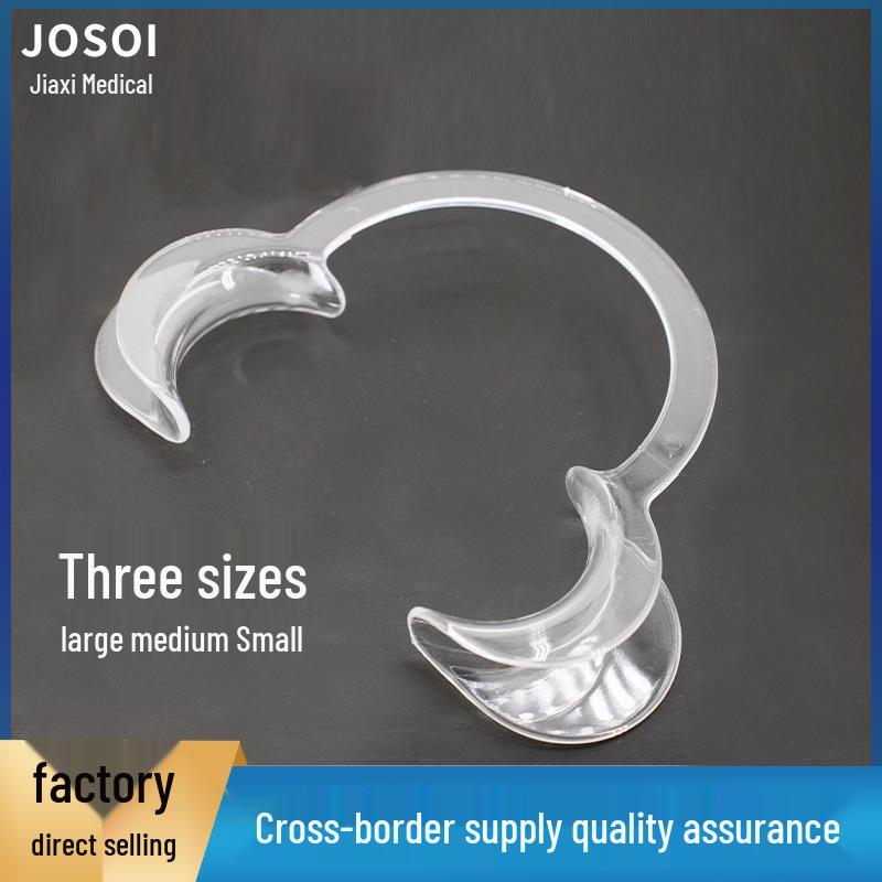 C-Type Plastic Dental Mouth Opener, High-Temperature Resistant (135°C), Disinfectable.