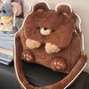 Kawaii Capybara Crossbody Bag Cartoon Animal Cartoon Shoulder Bag Simple Plush Backpack  Children
