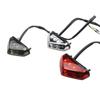 Mini Motosiklet LED Arka Plaka Işığı 12V Arka Fren Lambası Pit Dirt Bike ATV Chopper Scooter Cruiser İçin Plaka Arka Lambası