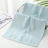 Embriodered Letters Face Towel Pure Cotton Soft Rectangle Towels Good Absorption Simple Creative Kids Adults for Home Bathroom