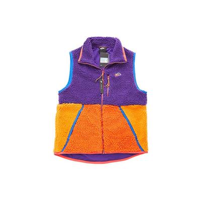 Color-Block Fleece Sport Knit Vest Men Vest Purple CD3143-547