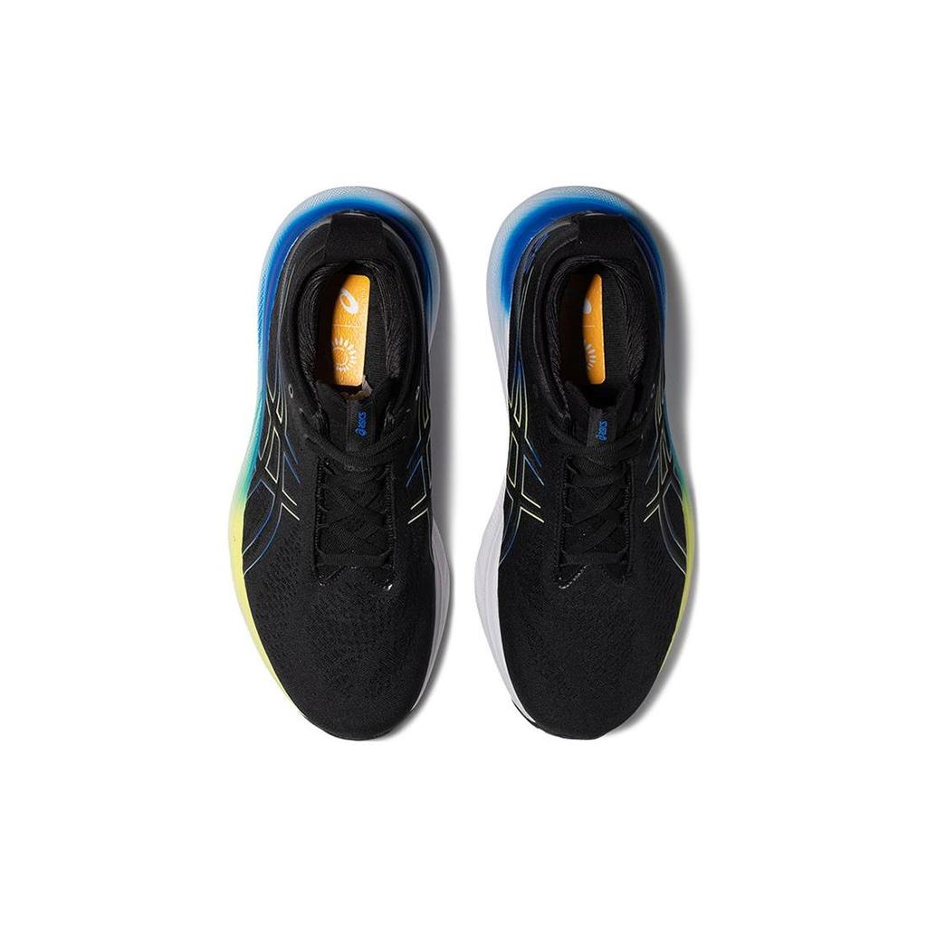 Asics Gel-Nimbus 25 4E Men's Black Glow Yellow 1011B618-004