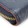 Used LOUIS VUITTON Purse Zippy wallet M62121 Monogram Ann Platt Marine Rouge Navy Zip Around