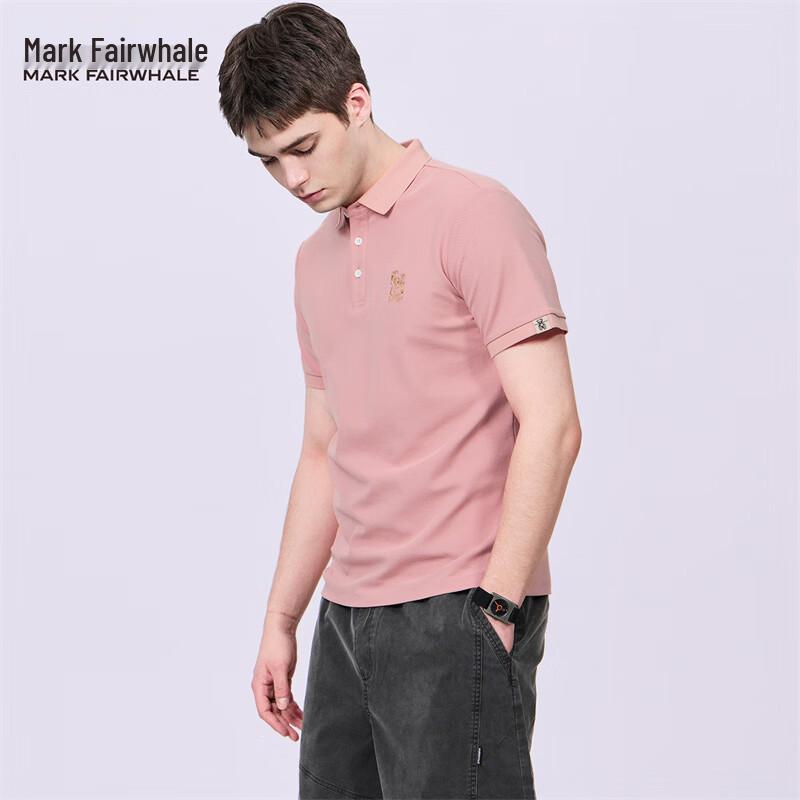 Мужская вышитая антибактериальная пике-поло с коротким рукавом Mark Fairwhale 180/XL