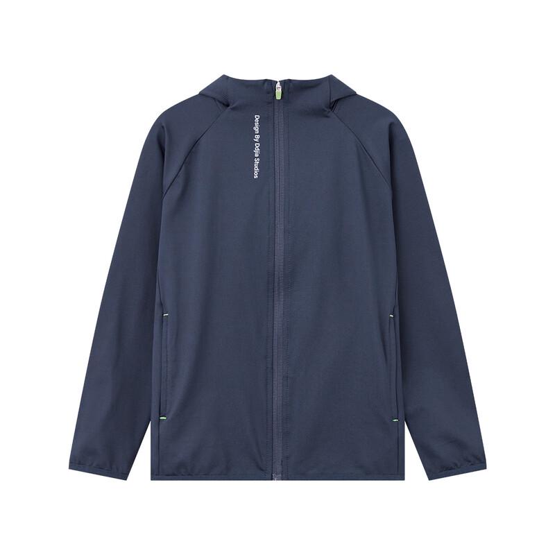 Boys' High-Elastic Breathable Hooded Sports Jacket