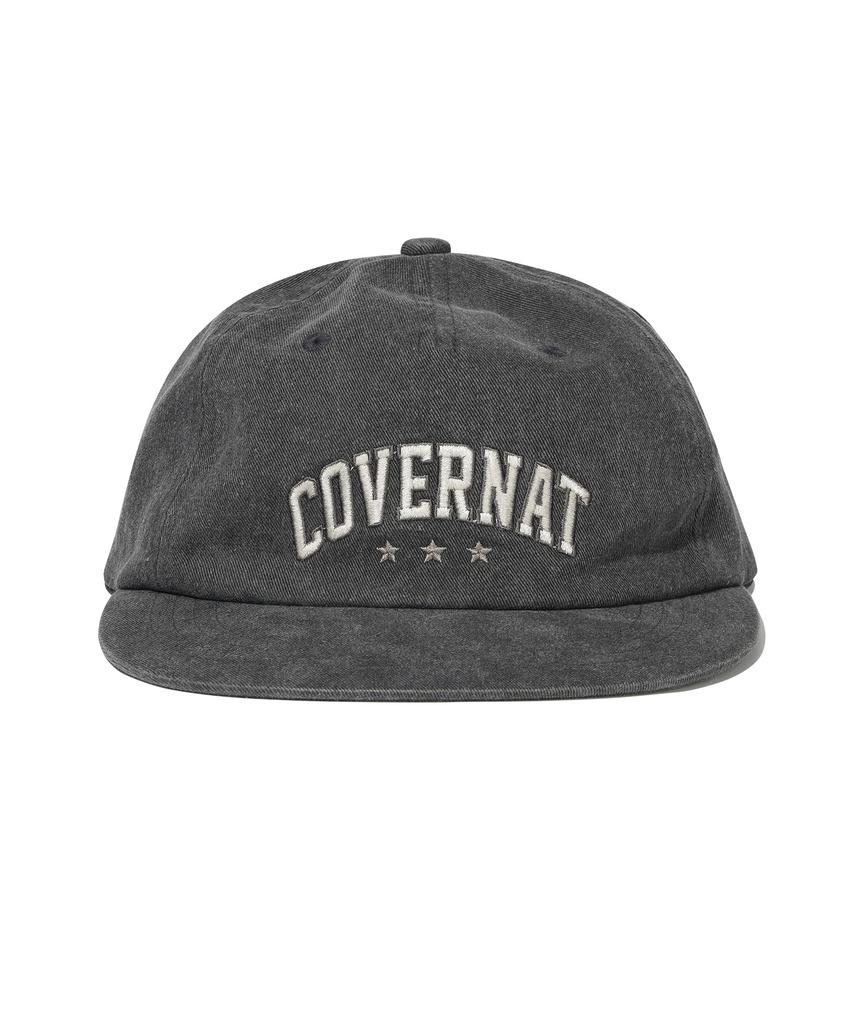 COVERNAT Arch Logo Vintage 5-Panel Cap Charcoal