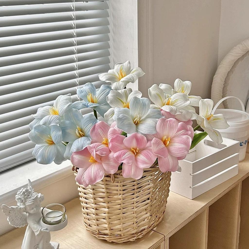 Tulipan Sztuczny Kwiat Salon Dekoracja Domu Ozdoba Sztuczny Kwiat Stół Jadalny Dekoracja Kompozycji Kwiatowej