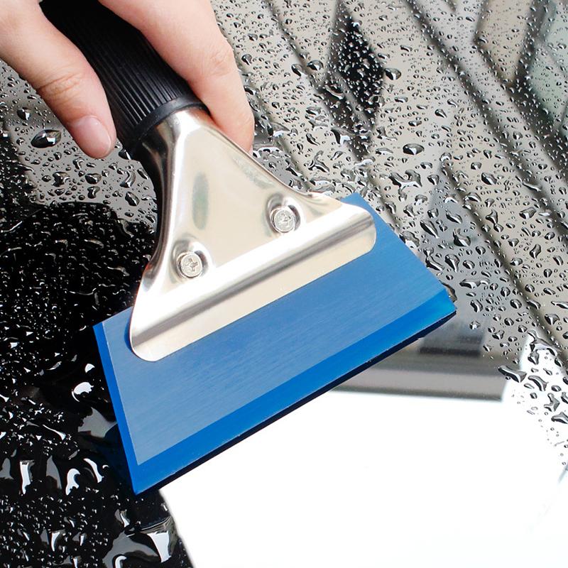 1 Stück Fensterfolien Tönwerkzeuge Rakel mit Griff für Autofolie Kleiner Gummiabzieher für Autofensterfolien Zubehör Werkzeuge