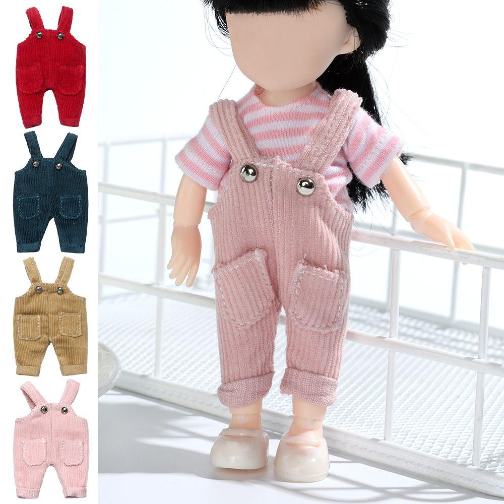 Casual Wears Doll Trousers Clothes Accessories Doll Overalls Casual Pants Fashion Overalls Clothes