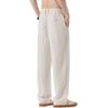 Men's Premium Tencel Linen Summer Pants - Lightweight, Wrinkle-Resistant, No-Iron, Loose Fit, Straight Leg Trousers.