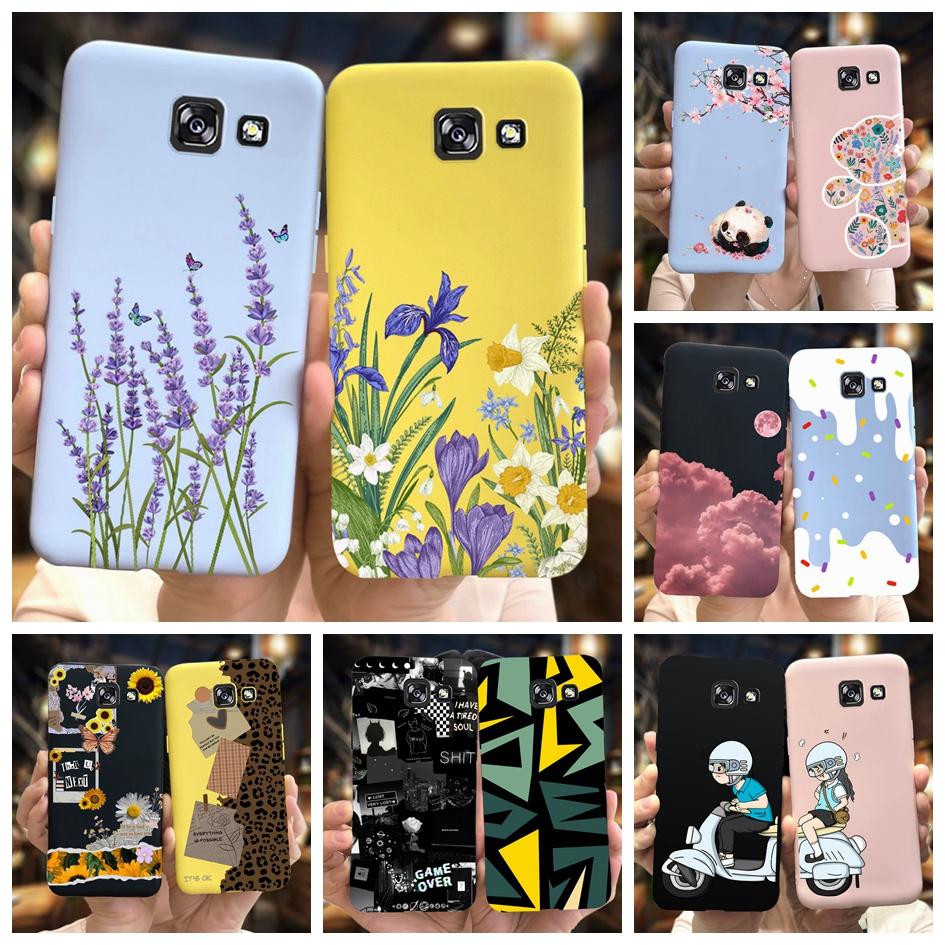 A5 2016 Case For Samsung Galaxy A5 2017 Cover A520 SM-A520F Popular Flower Shockproof Bumper For Samsung A5 2016 A510 Soft Funda
