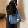 Women's Casual Bag 2025 Autumn New Underarm Bag Light Crossbody Shoulder Bag Casual Simple Denim Women's Bag