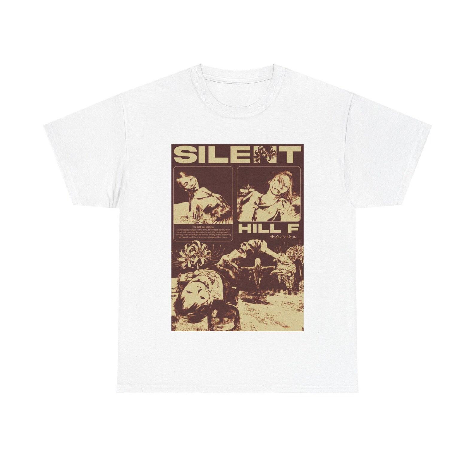 Retro Y2K Horror Silent Hill Inspired Gaming Brutalism Graphic Adult Unisex T shirt S