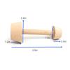 Baking Tool Double Side Egg Tarts Tamper Portable Wooden Pastry Pusher Ergonomic Handle DIY Egg Tart Mold Dessert