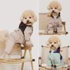 Fashion Patchwork Pet Raincoat Waterproof Reflective Dog Coats Jackets Keep Warm Windproof Dog Four-legged Work Jacket