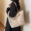 Large Capacity Cloth Bag Bag Female Tote Bag To Work Commuting Shoulder Leisure Student Class Tote Bag