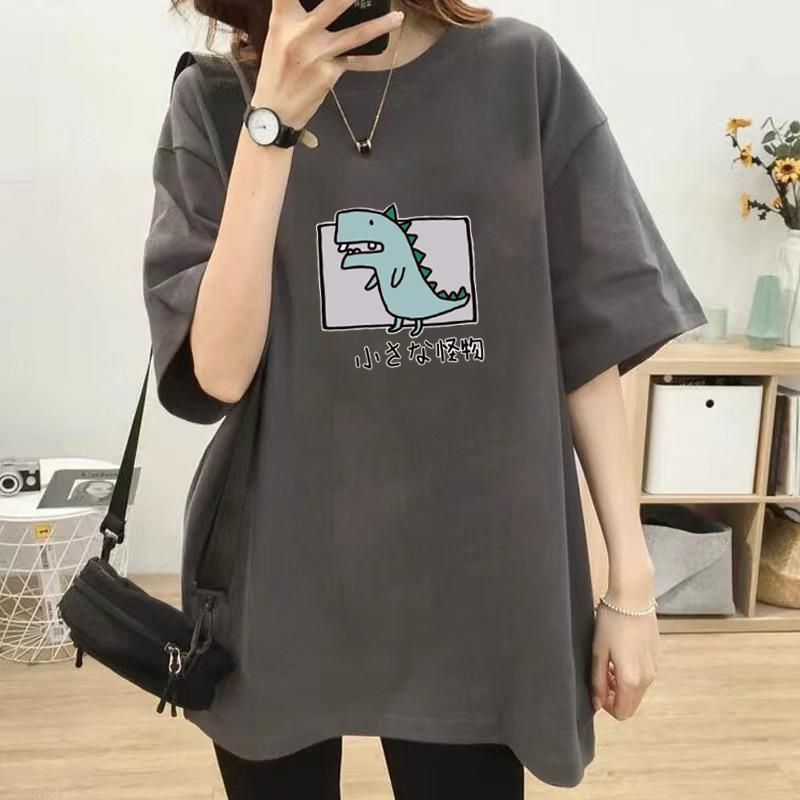 

Combed Compact Cyrus Cotton Back Neck T-Shirt American Printed Short Sleeves S