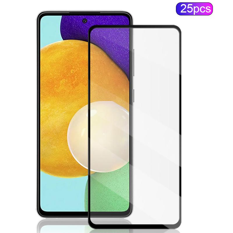 

MOCOLO 25Pcs For Samsung Galaxy A54 5G Screen Protector Full Coverage Tempered Glass Film Black