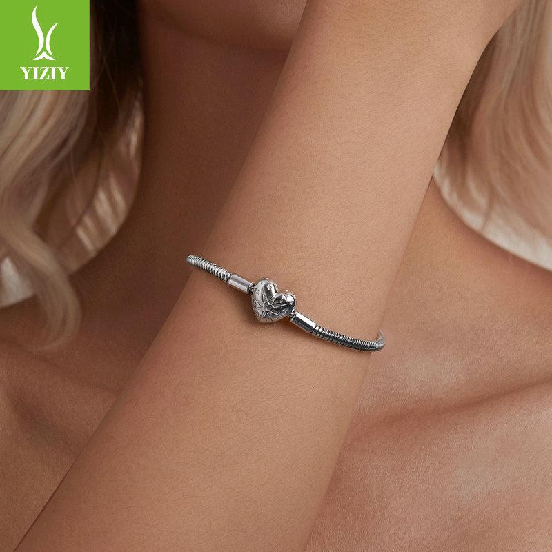 Xingmang Love Diy Basic Snake Bone Bracelet, Personalized Fashion And Versatile S925 Sterling Silver Bracelet