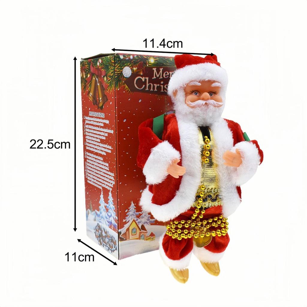 Dubxon Christmas Santa Claus Ornament Figurine, Hanging Ornament for Home Decor, Cute and Popular Gift for Christmas Tree
