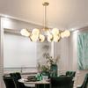 Nordic Luxury Living Room Pendant Magic Bean Spherical Home Decoration Bedroom Dining Room Fixtures Indoor LED Pendant Lighting