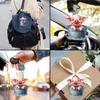 Acrylic Fun Pig Car Interior Decorative Hanging Pendant Joyful Cartoon Rearview Charm Mirror