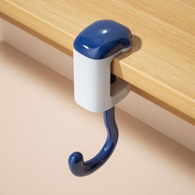 Table Hook Cute Portable Bag Hook Plastic Table Hook Purse Handbag Travel Bag Organizer Holder Office Decor Desk Side Hooks