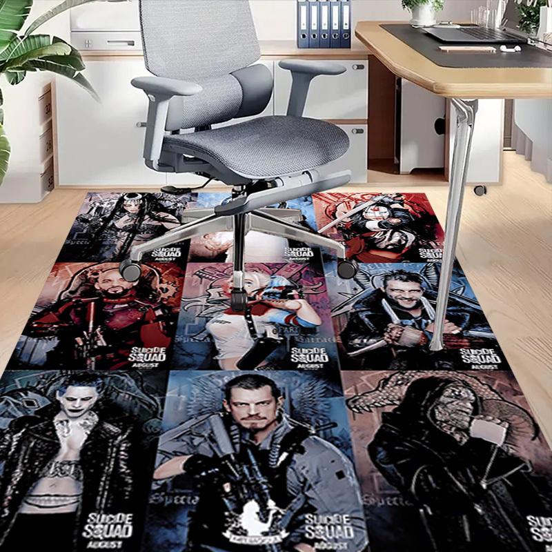 1PC Suicide Squad Extra Large Non-Slip Floor carpet, Office, family, bedroom, Studio - Large Area Rug Indoor Rugs1130A