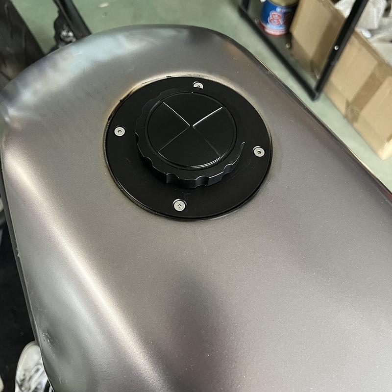 Aluminium Retro Oil Cap Fuel Petrol Gas Tank Cover Cafe Racer Motorcycle Fuel Tank Cap For BMW K75 K100 K1100 K100LT RT