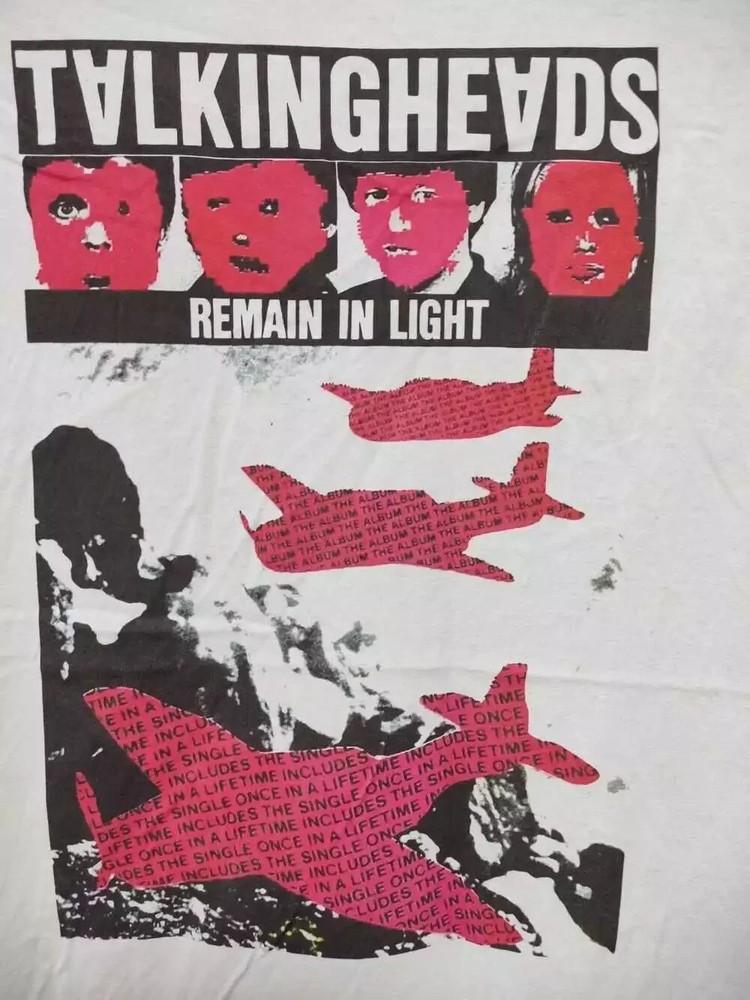 TALKING HEADS Band T-Shirt Tops tees Men's Women's Black Unisex Cotton All Sizes S to 4XL