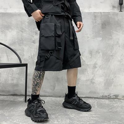 Heren Trendy Zomer Cargo Shorts - Losse Fit Rechte Pijp DK24 P85